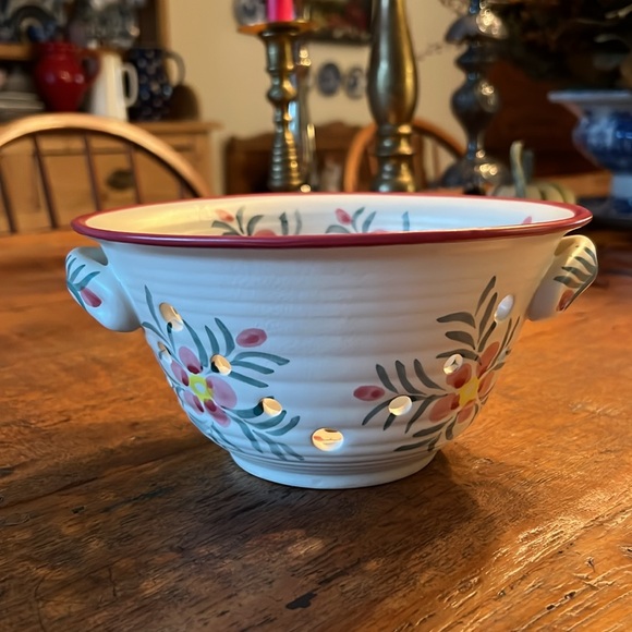 New Debco Ceramic Berry Strainer/Colander - Picture 2 of 8